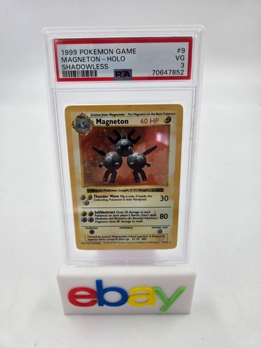 Magneton (Shadowless) graded PSA 3 for sale on eBay