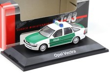 1:43 Schuco Opel Vectra Sedan Police Die-Cast Model Car, Green/White