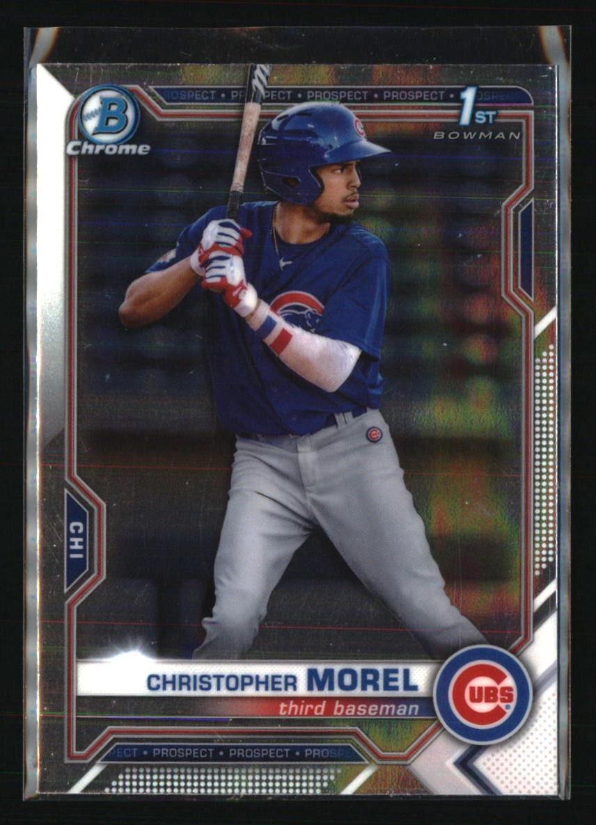 2021 Bowman #BCP-131 Christopher Morel Chrome Prospects Refractor #/499
