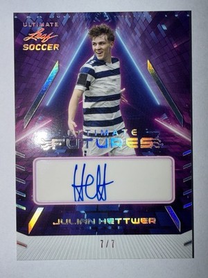 2022 Leaf Ultimate Soccer   Ultimate Futures Auto Julian Hettwer 7/7 #F-JH2