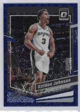 2023-24 Panini Donruss Optic Blue Velocity Prizm Keldon Johnson #112 0o3x