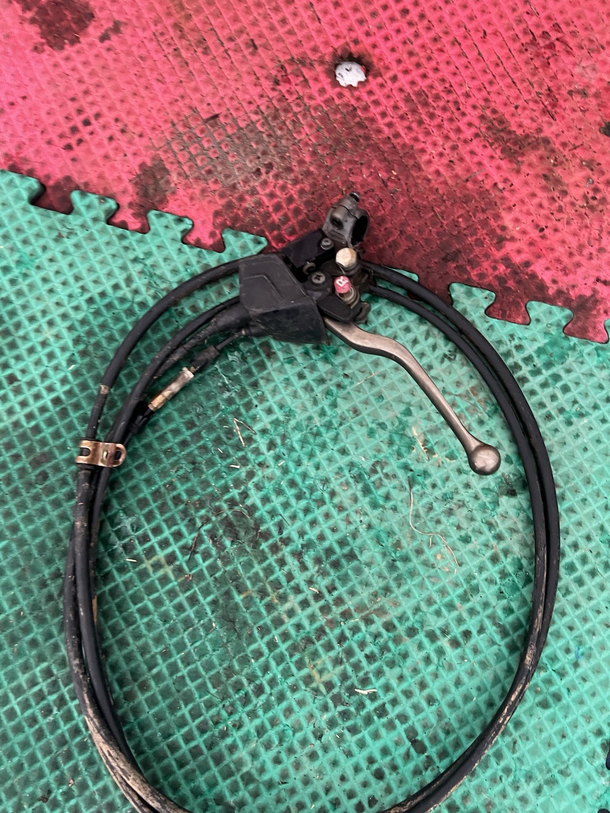 07-13 2007 Rancher 420 TRX420FE OEM Parking Brake Lever Perch Cable Line Wire 