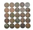 Lot 25 1800's 1880 1881 1886-1889 Indian Head Cent Coin Collection 1/2 Roll *666