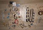 2 Pounds Jewelry Costume Vintage Mix necklaces bracelets pins rings
