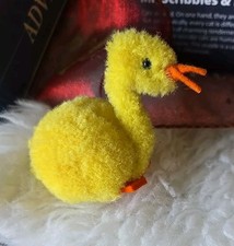 Steiff Vintage Woolie Swimming Duck, 5 cm 1963-67. No I.D., Excellent Condition