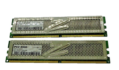 OCZ 4GB (2x2GB) DDR2 PC2 8500 OCZ2P10664GK 5-5-5 @2.2v #RX169