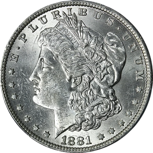 1881-O Morgan Silver Dollar PCGS MS63 Blast White Great Eye Appeal - STOCK