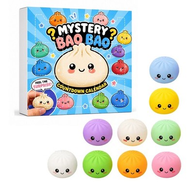 9 mini dumplings box Cute Stress Relief Toys, Quiet ADHD Anxiety Relief Toys