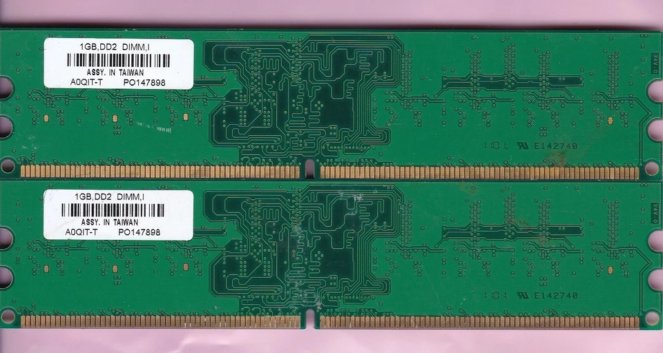2GB 2x1GB PC2-6400 PNY A0QIT-T DDR2-800 240-Pin Desktop Ram Memory Kit DIMM - Image 3 of 4