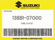 Suzuki Genuine Tube, Outlet - 13881-07G00