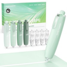 Refillable Correction Tape, 4PCS White Tape with 4 Refills