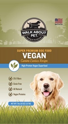 Walk About Pet, WA10037, Super Premium Canine Exotics Dog Food, Dry Alkaline Kib