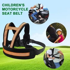 Children Kids Motorcycle Safety Harness Bike Front Back Seat Belt Adjustable New