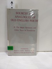 Sources and Analogues of Old English Poetry (Vol 2) - Hardcover - GOOD