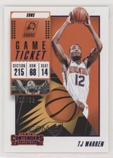 2018-19 Panini Contenders Game Ticket Purple 20/25 TJ Warren #65 0q0
