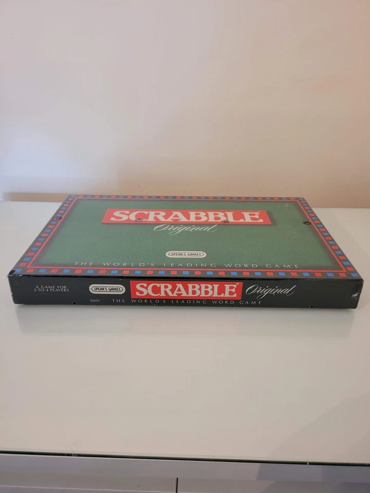 Scrabble Original Board Game 1988 - Spears Games - Mattel - Factory Sealed Vtg - Image 3 of 4