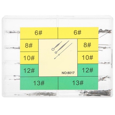 100 Sets /Box #6-#13 8017 Watch Hands Needles Handle For Miyota 2035 Movement
