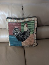 Farmhouse Rooster Decorative Throw Pillow by Warren Kimble 15"