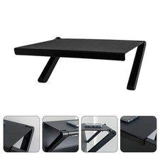 Black TV Screen Shelf Punch Free Storage Bracket for Home Television