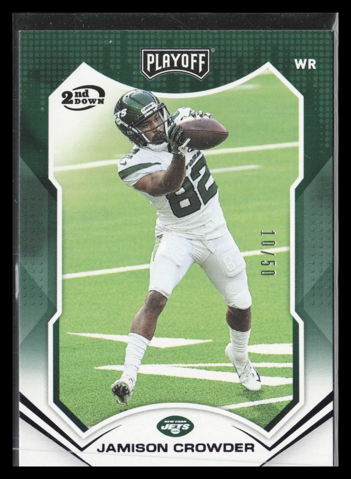 2021 Panini Playoff 2nd Down /50 #20 Jamison Crowder New York Jets