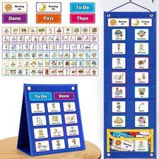 Visual Schedule for Kids Chore Chart, Morning Bedtime Routine Chart for Toddlers