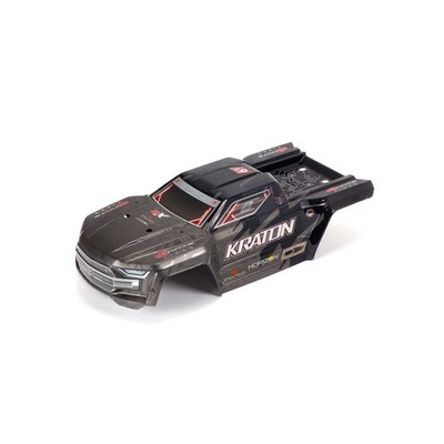 Arrma KRATON EXB 6S BLX lackierte Decaled getrimmte Karosserie schwarz Z-ARA406159