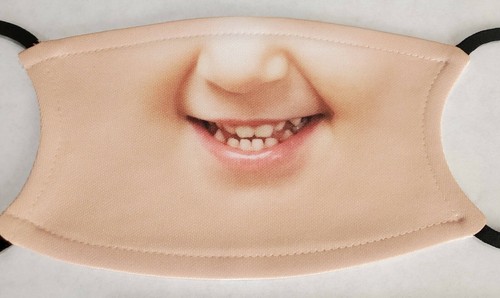 Custom Your Own Smile Mask with Filters/Pocket Washable Reusable Personalized - Picture 14 of 15