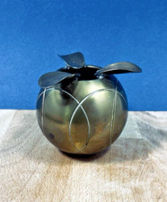 Cendrier Vintage  Laiton forme boule de pétanque Rétro Decor 70s