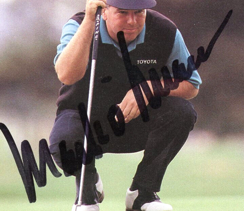 MARK O'MEARA Hand Signed PGA 1991 Pro Set Card Autographed Master & British Open - Picture 2 of 3