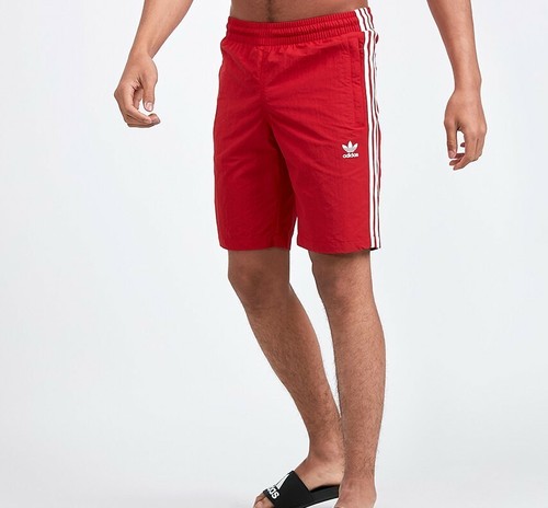 adidas classic 3 stripe swim shorts