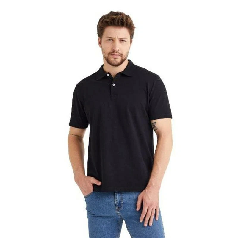 Men's Polo Performance Quick Soft 2-Button Solid Short Sleeve Cotton T-Shirt
Opens in a new window o