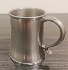 VTG Mini Pewter Tankard Souvenier From The Metropolitan Museum of Art In NY, NY