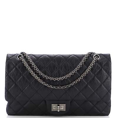 Chanel Reissue 2.55 Flap Bag Quilted Aged Calfskin 227 Black