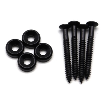 10Groups/40Pcs Black Electric Guitar Neck Joint Bushings and Bolts Guitar Parts
