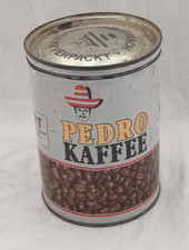 Alte Blechdose "PEDRO KAFFEE" EXPORT 500 Gramm-Röstfrisch Vacuumverpackt-Hamburg