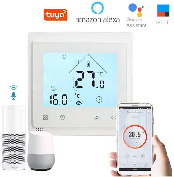 Thermostat AC603 programmierbarer WLAN-Thermostat Alexa Google-Assistent