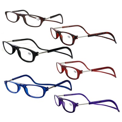 Modern Magnetverschluss Lesebrille Teilbare Lesehilfe zum Umhängen