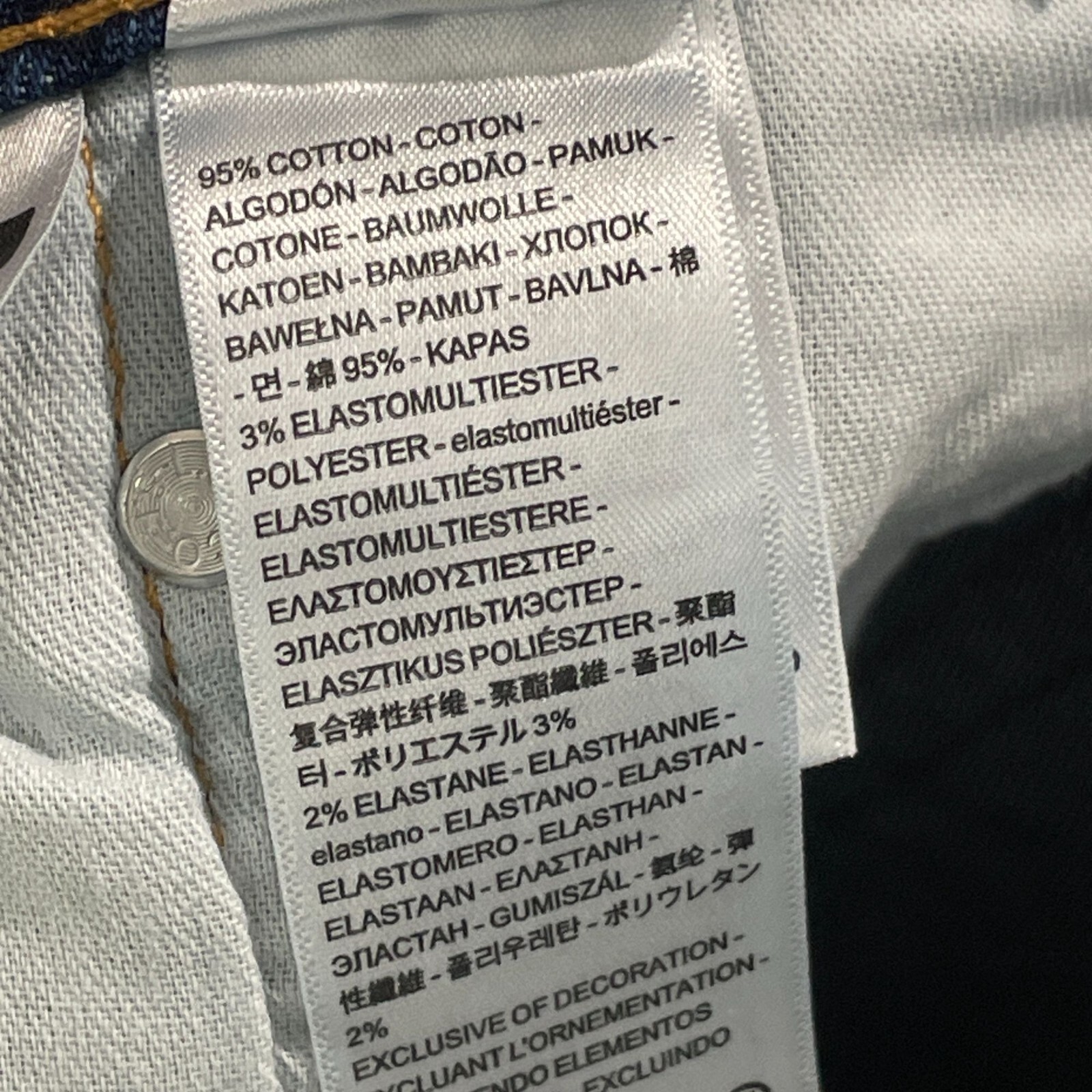 NEW Levis 511 Men's W32 L34 Slim Stretch Jeans Medium Wash Denim thumbnail 6