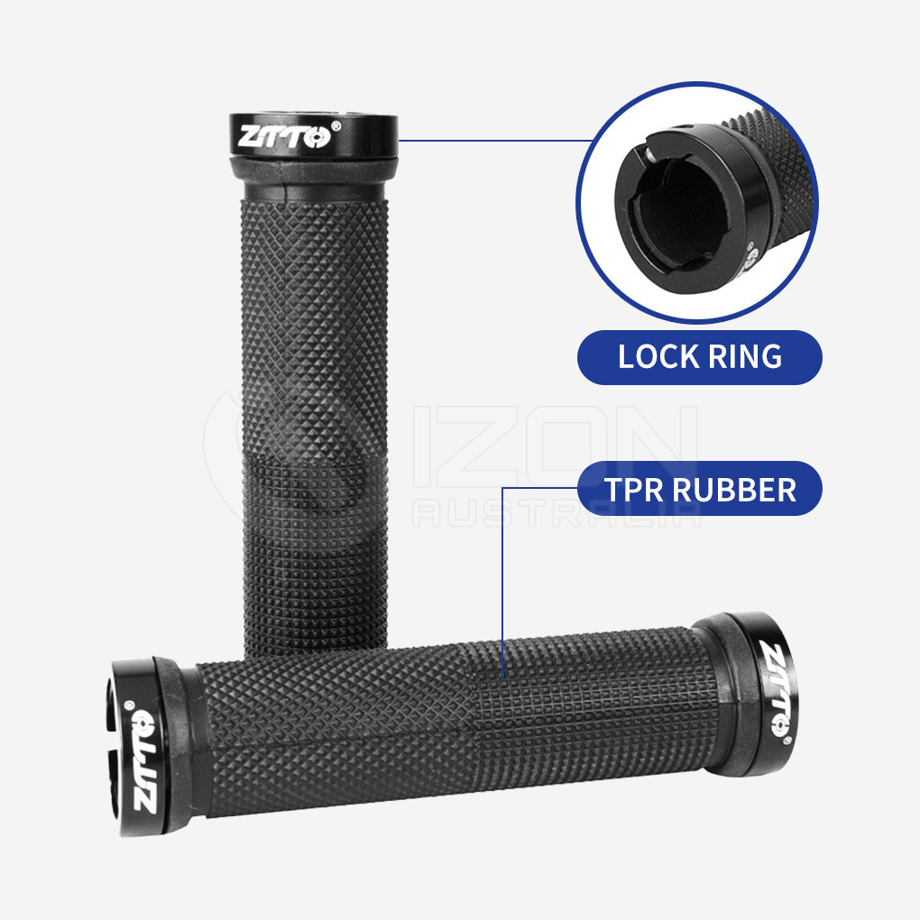 mountain bike lock on grips