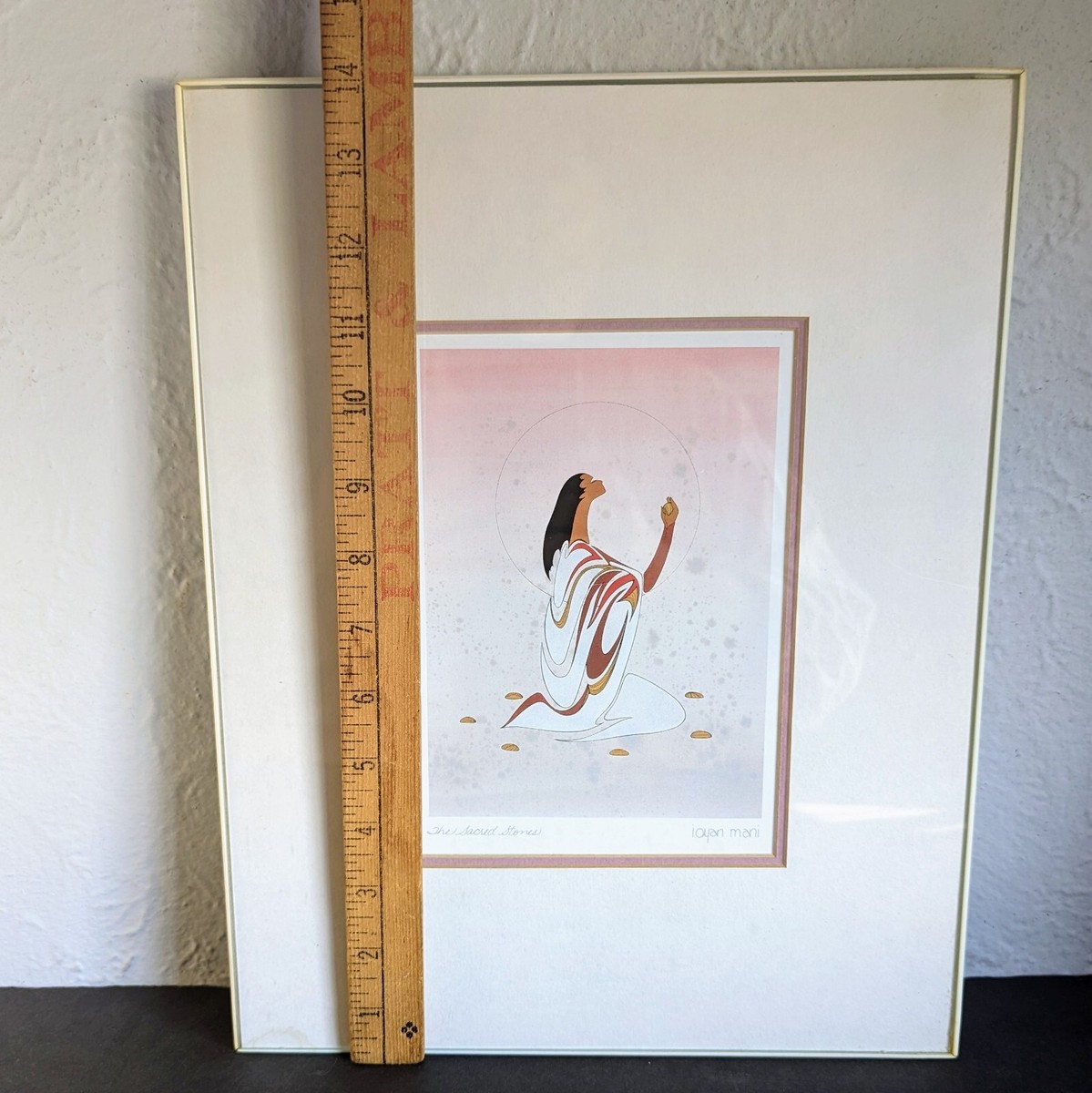 Ioyan Mani (Maxine Noel) Signed Print “The Sacred Stones” Native