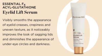 PERRICONE MD ESSENTIAL FX ACYL-GLUTATHIONE EYELID LIFT SERUM 7.5ML TRAVEL SIZE
