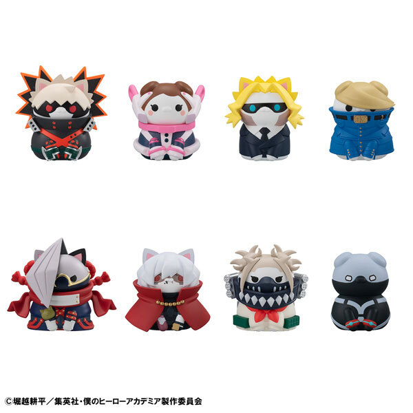 NEW MEGA CAT PROJECT My Hero Academia HeroAca Nyanko NO.02 8Pack