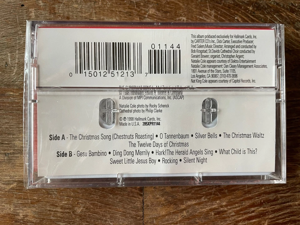 HOLIDAY NATALIE COLE CHRISTMAS WITH YOU (Cassette) 1998 - Image 2 of 2