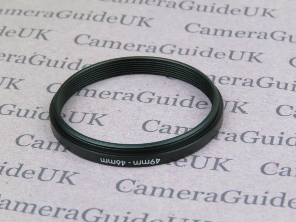 49mm to 46mm 49mm-46mm Stepping Step Down Filter Ring Adapter - Image 2 of 2