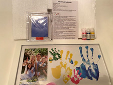 Baby Safe Print Ink Pad Touch Nontoxic Inkless Footprint Handprint Kit Black