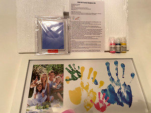 Baby Safe Print Ink Pad Touch Nontoxic Inkless Footprint Handprint Kit Black