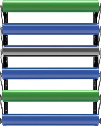6-Roll Wall-Mounted Vinyl Film Rolls Rack Window Tint Organizer Display Holder - Picture 7 of 8