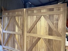 Hardwood Garage Doors Iroko Or Sapele New Good Quality Design The Workshop Door