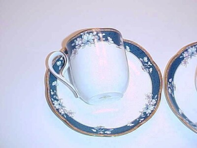 Noritake Fine Bone China Sandhurst Pattern 9742 Cup and Saucer