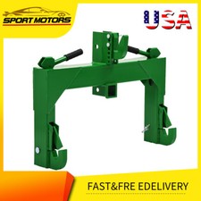 Heavy-Duty 3-Pt Quick Hitch W/ 2-Inch Receiver for Cat 1 Tractor 3000 LBS